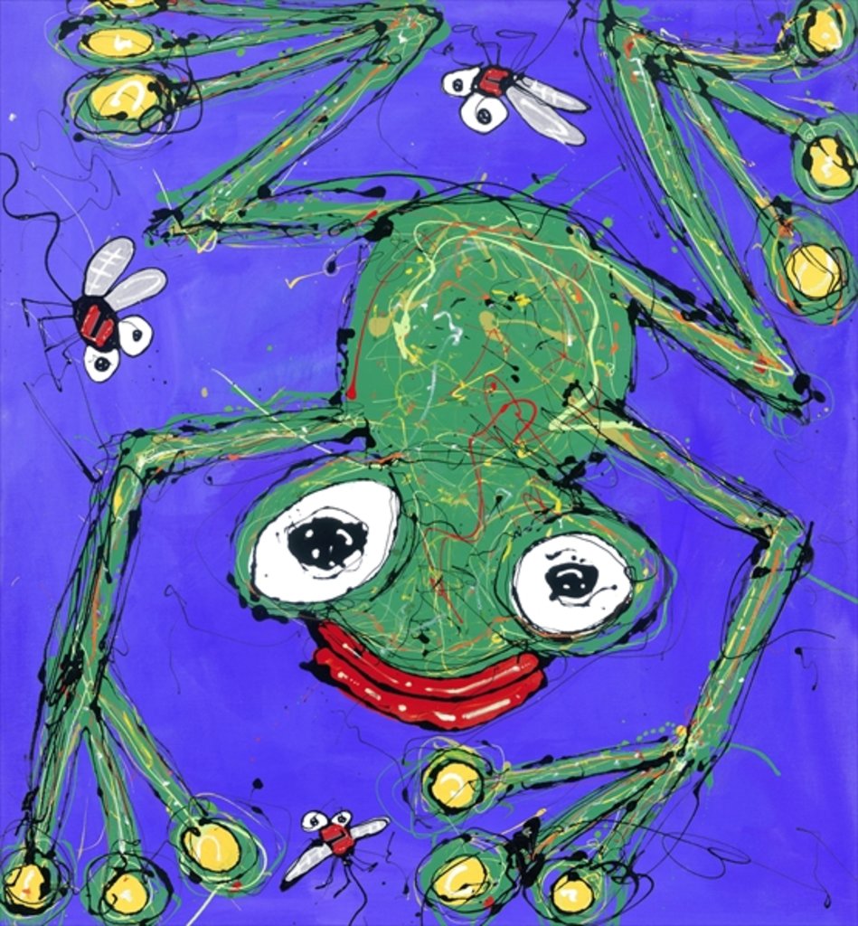 Detail of Frog, 2008 by Anthony Breslin