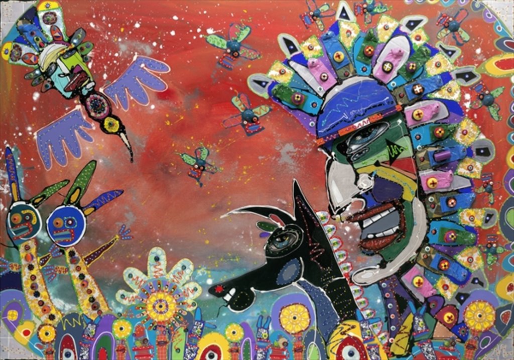 Detail of A Rook for the Starts and All, 2009 by Anthony Breslin