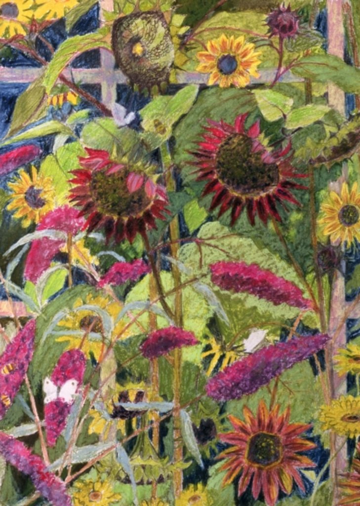 Detail of Flowers of the Sun by Rosalie Bullock