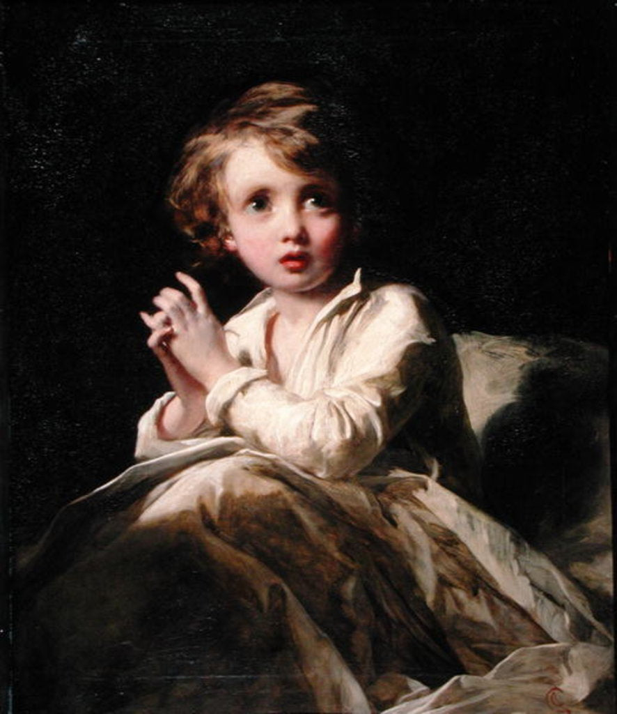 Detail of The Infant Samuel, c.1853 by James Sant