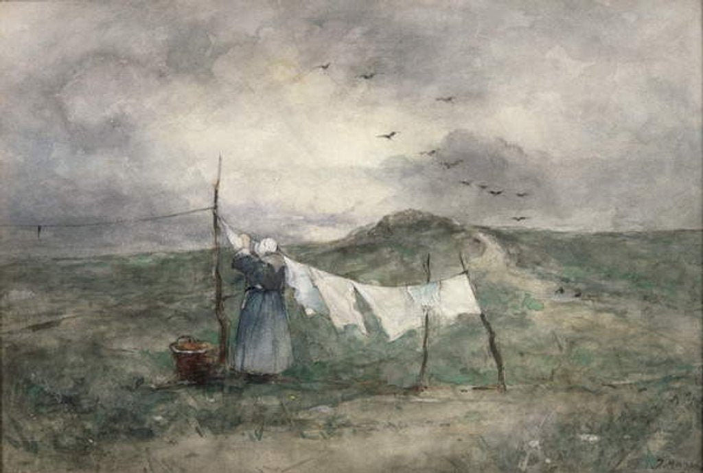 Detail of Washing Day by Jacob Henricus or Hendricus Maris