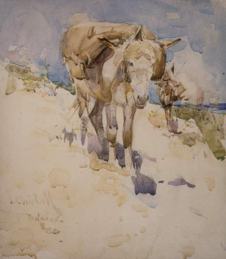 Detail of Tangier by Joseph Crawhall