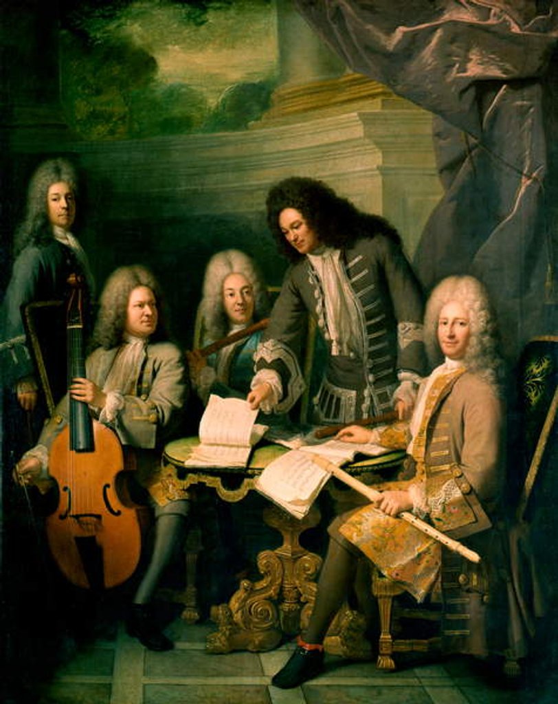 Detail of Michel de la Barre by Andre Bouys