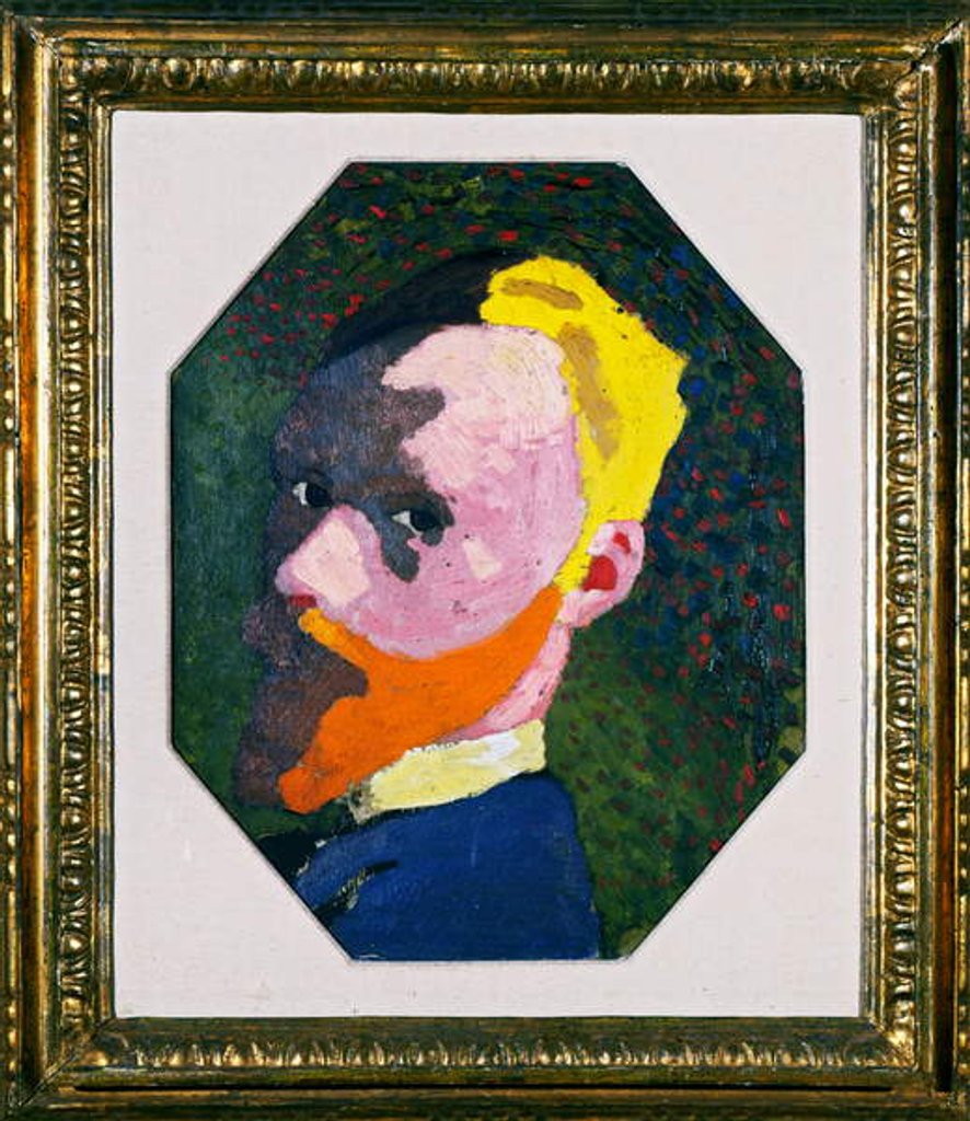 Detail of Octagonal Self Portrait, 1890 by Edouard Vuillard
