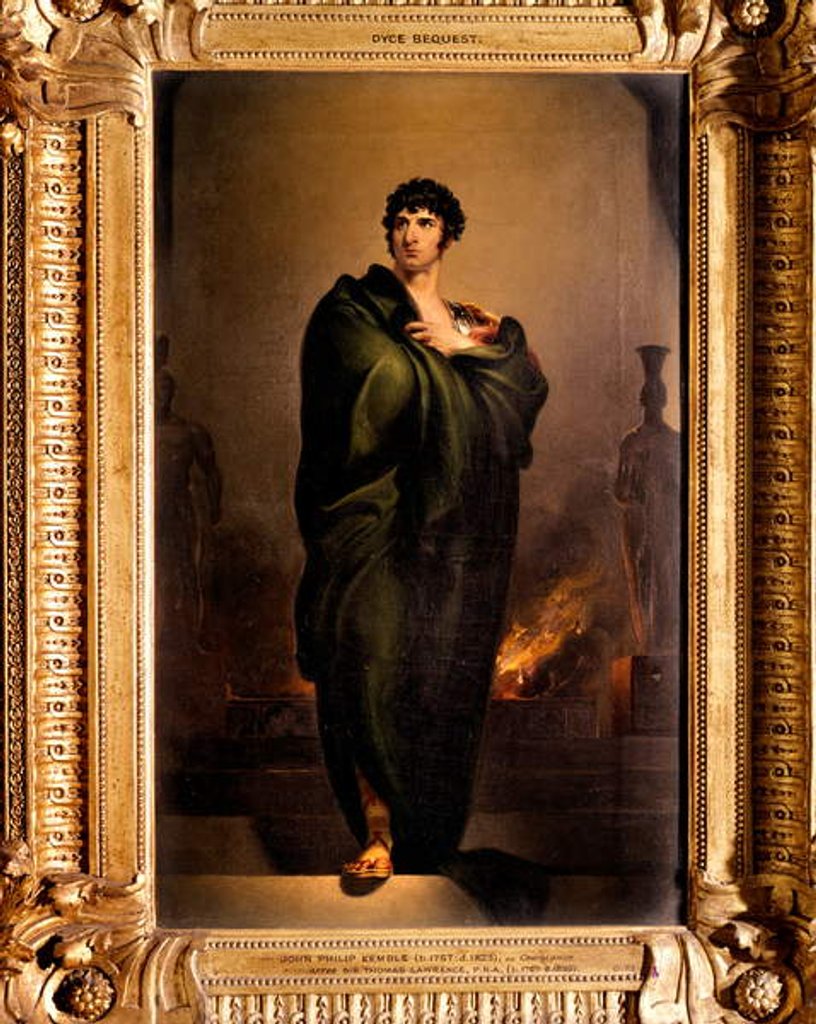 Detail of John Philip Kemble as Coriolanus, 1802 by Thomas Lawrence