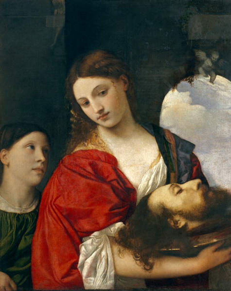 Detail of Salome with the Head by Titian (c.1488-1576)
