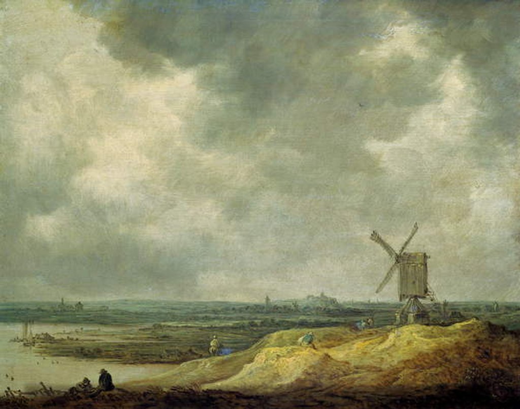 Detail of A Windmill by a by Jan Josephsz van Goyen