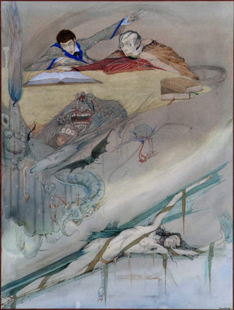 Detail of The Fall of the House of Usher, 1923 by Harry Clarke