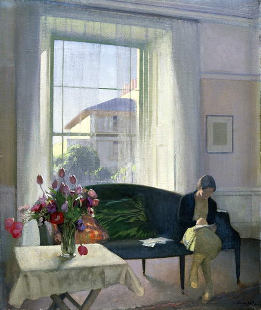 Detail of The Quiet Room by George Clausen
