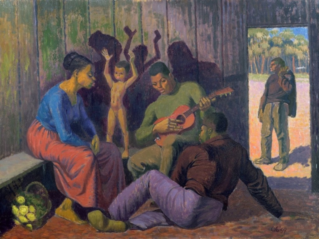 Detail of Negro Spritual, 1959 by Osmund Caine