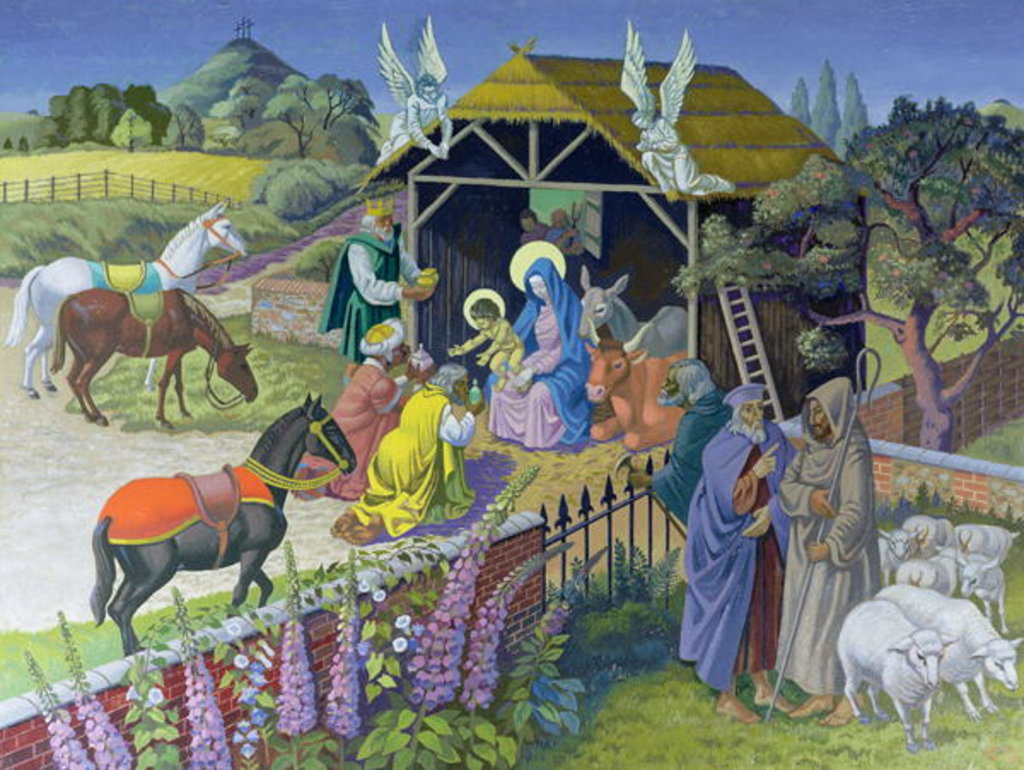 Detail of The Epiphany, 1987 by Osmund Caine