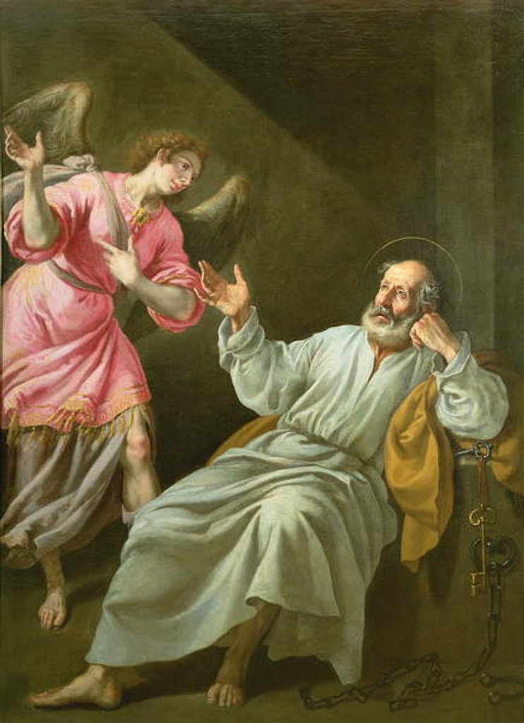 Detail of St. Peter's release from prison by Felix Castello