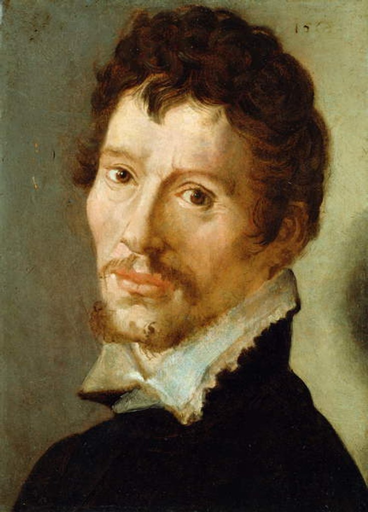 Detail of Self portrait, c.1568 by Juan Fernandez de Navarrete