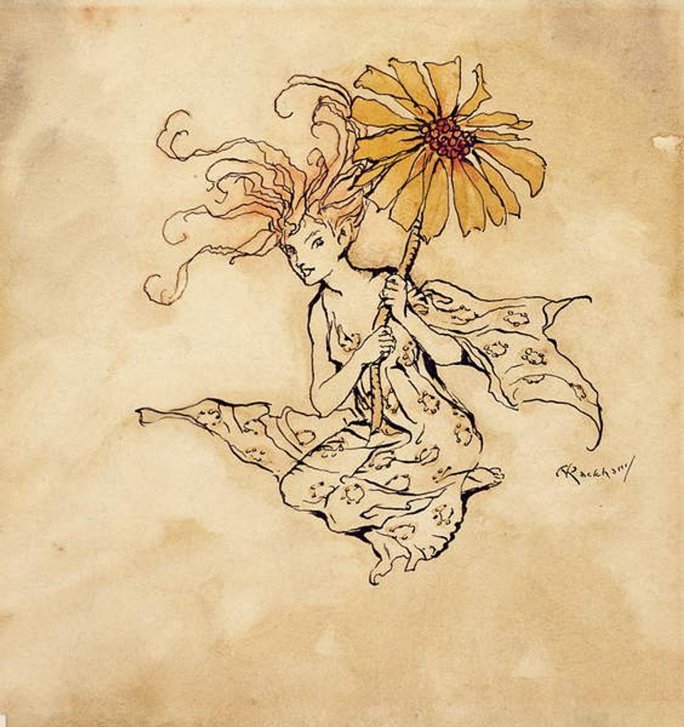 Detail of Daisy Fairy by Arthur Rackham