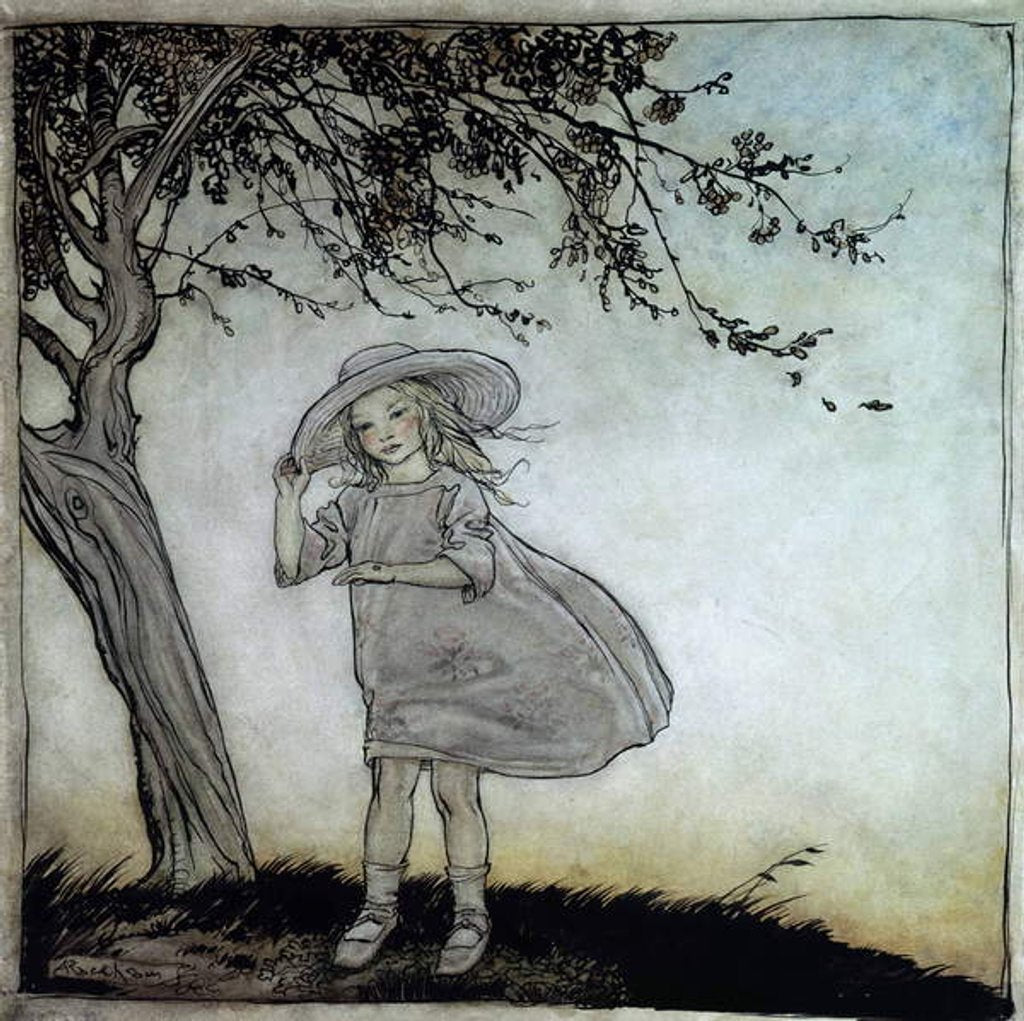 Detail of Ladybird, Ladybird Fly Away Home by Arthur Rackham