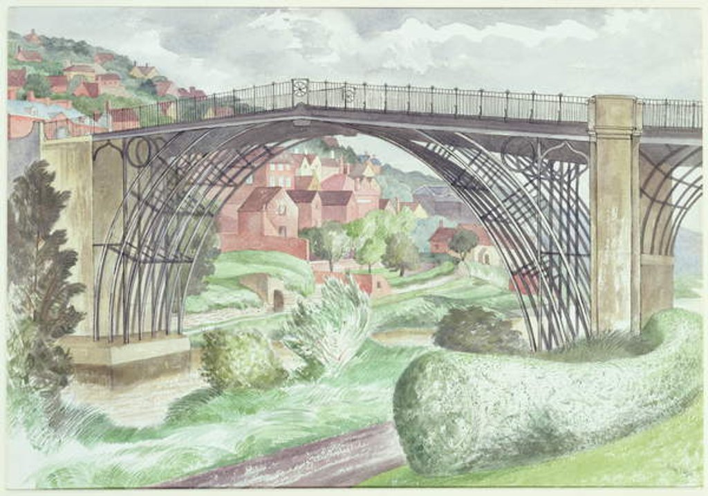 Detail of Ironbridge, Shropshire, c.1960 by John Nash