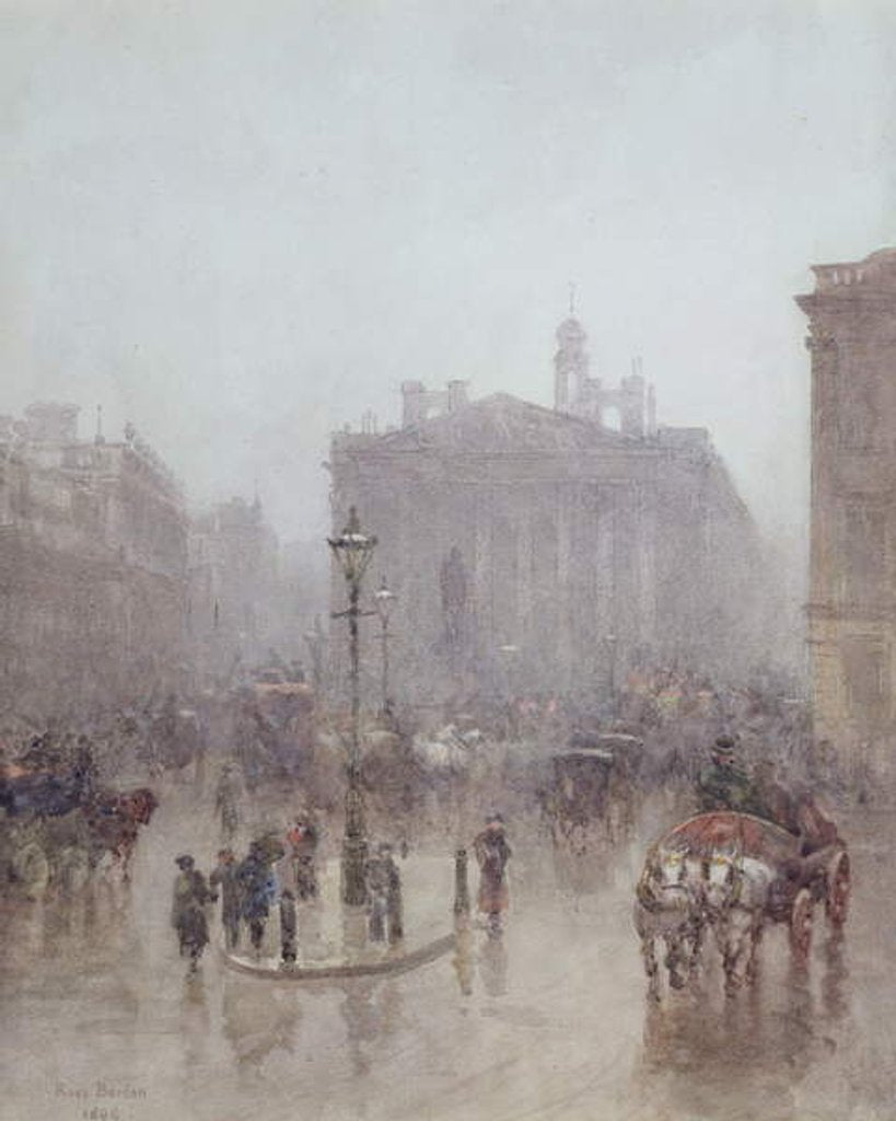Detail of The Royal Exchange, 1894 by Rose Maynard Barton
