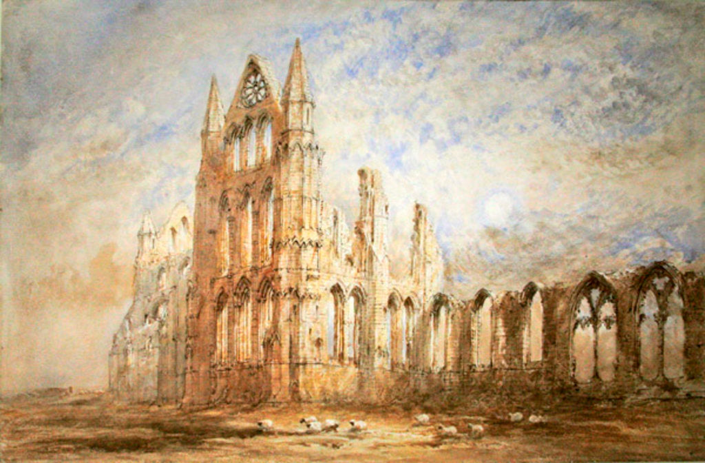 Detail of Whitby Abbey by George Weatherill