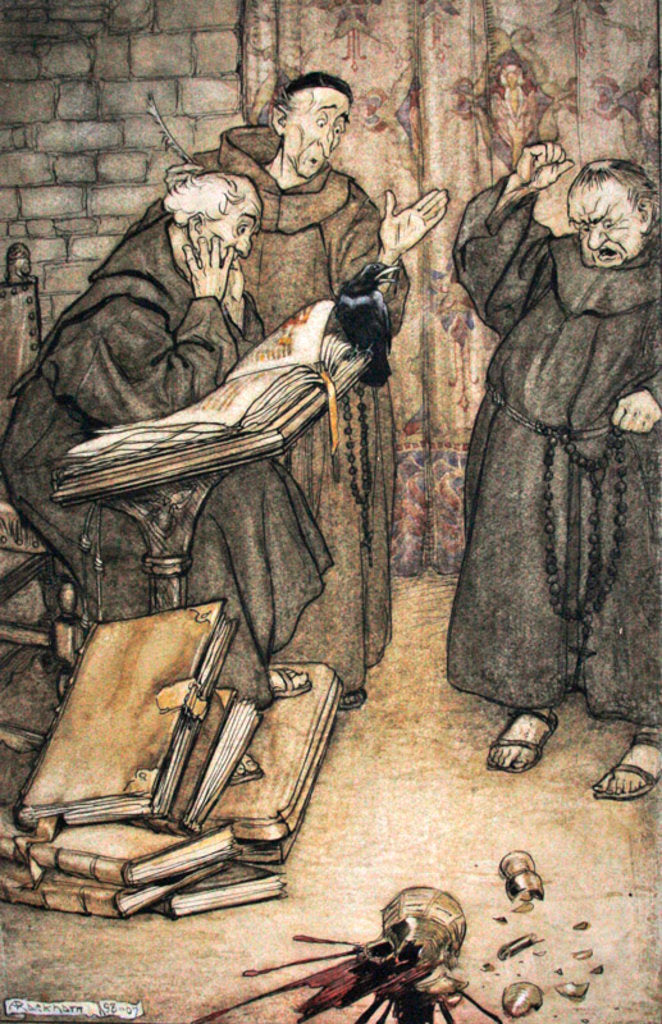 Detail of If anyone lied or if anyone swore by Arthur Rackham