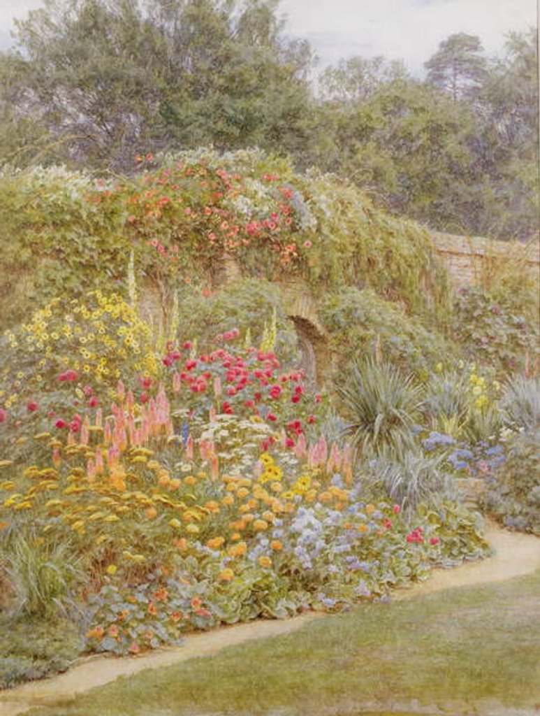 Detail of Gertrude Jekyll's Garden, Munstead Wood, Surrey by Helen Allingham