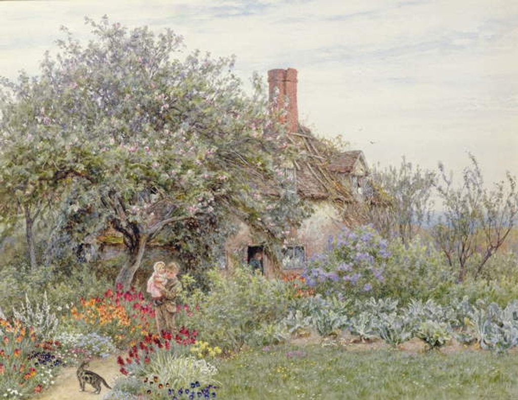 Detail of Near Hambledon by Helen Allingham