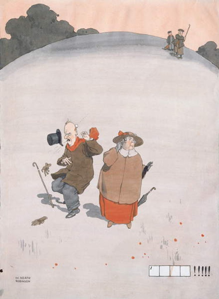 Detail of Another Illustrated Crossword Puzzlette Across by William Heath Robinson