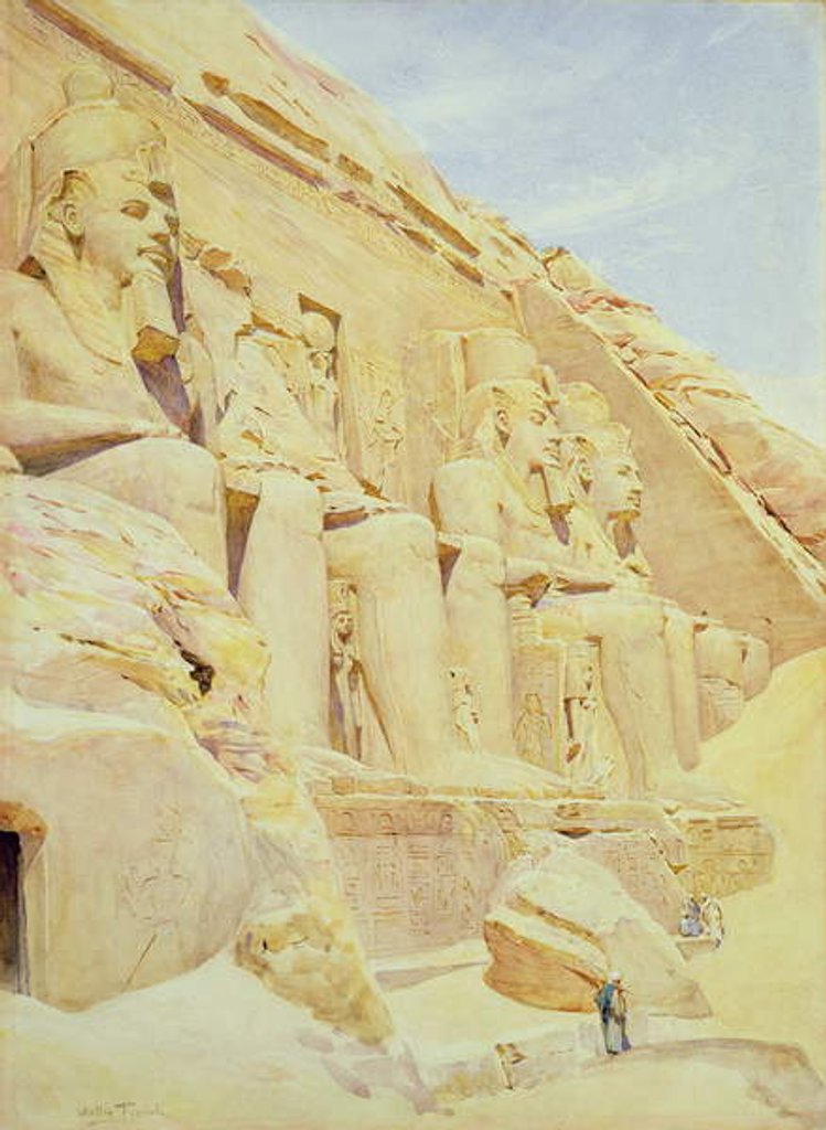 Detail of Abu Simbel, Upper Nile, Egypt by Walter Frederick Roofe Tyndale