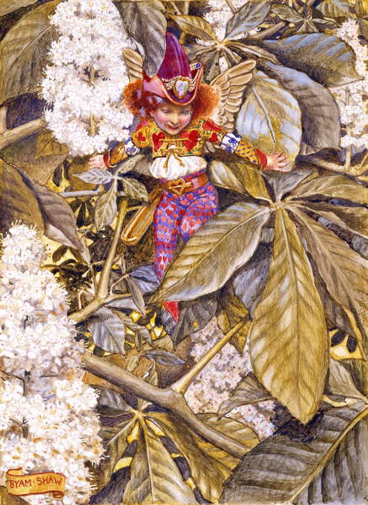 Detail of Cupid's Pastime by John Byam Liston Shaw