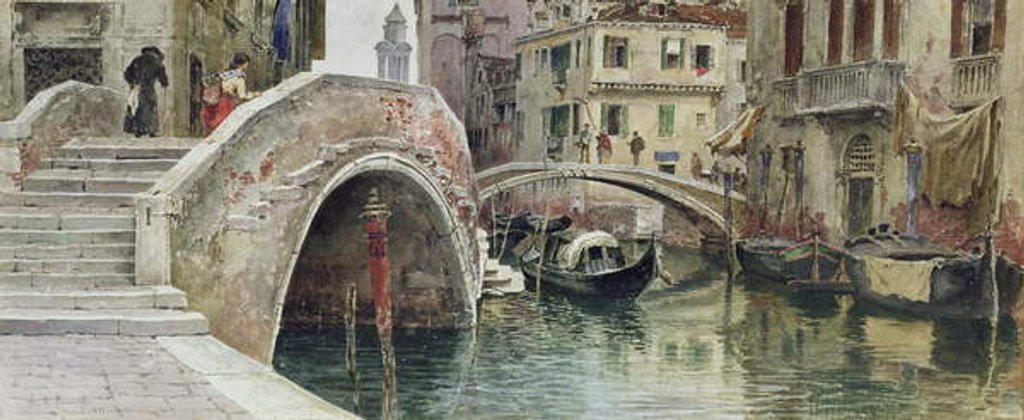 Detail of Venice, 1887 by Alexandre Nicolaievitch Roussoff
