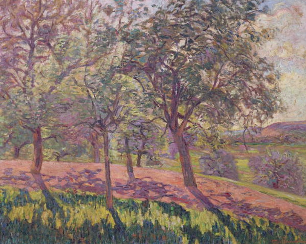 Detail of The Region of Saint Cheron, Springtime, c.1886 by Jean Baptiste Armand Guillaumin