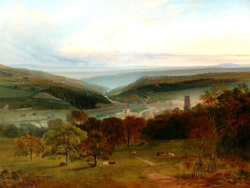 Detail of Sowerby Bridge From Pye Nest, 1840 by Unknown Artist