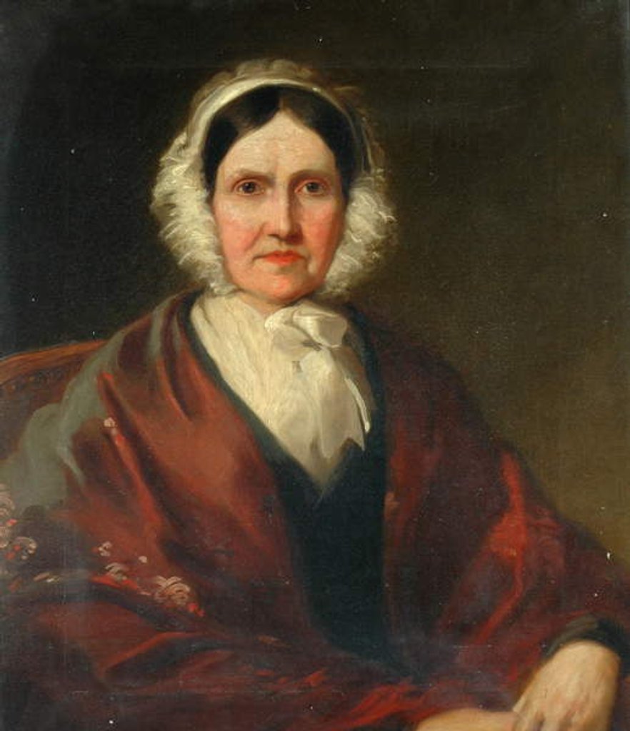 Detail of Mrs Smith, Mother-in-Law of Joseph Crossley of Halifax by Unknown Artist