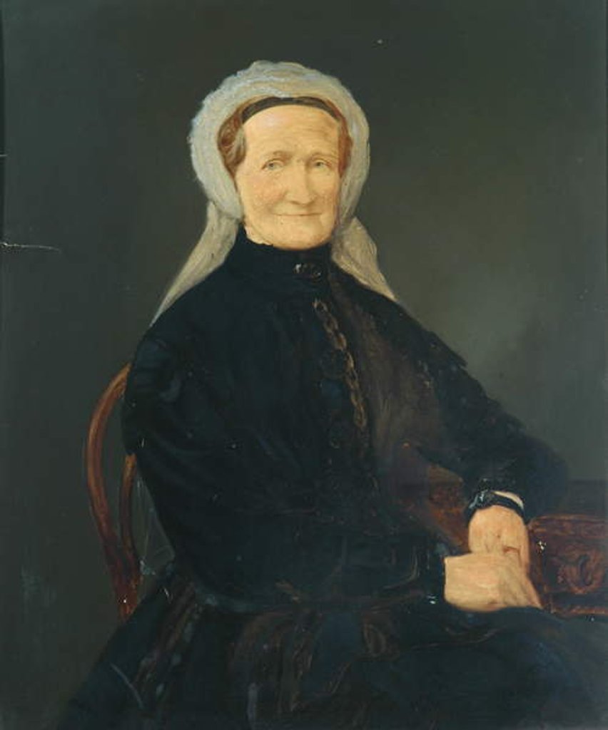 Detail of Portrait of a Lady by Unknown Artist