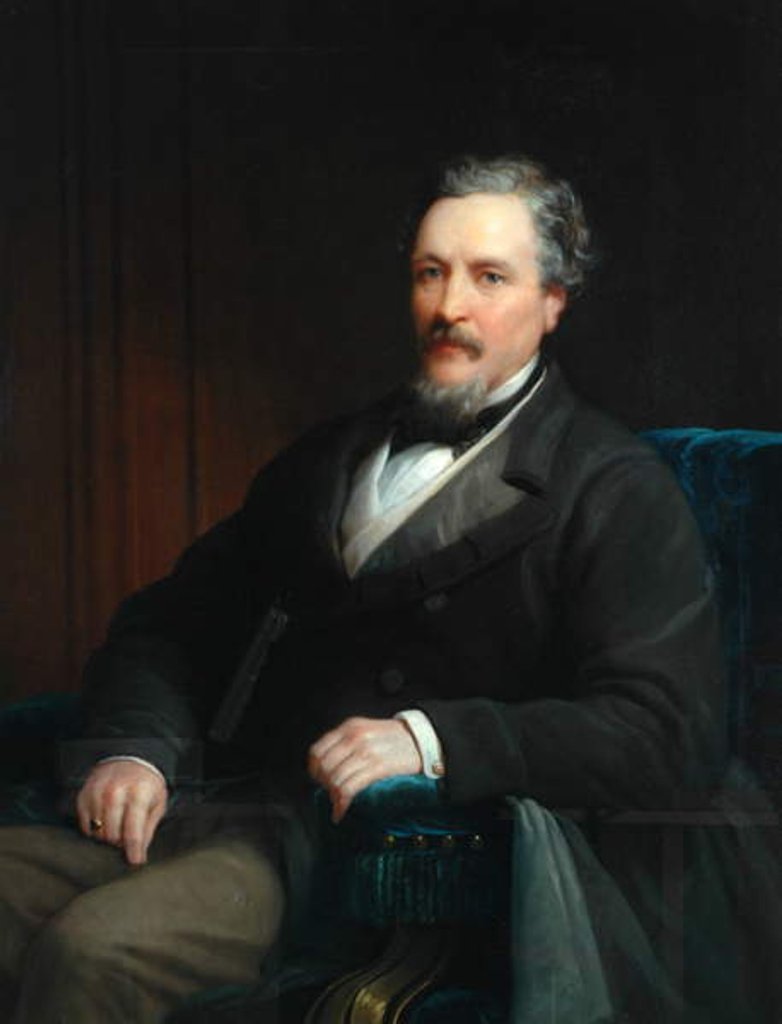 Detail of Colonel Edward Akroyd, 1868 by Artist Unknown