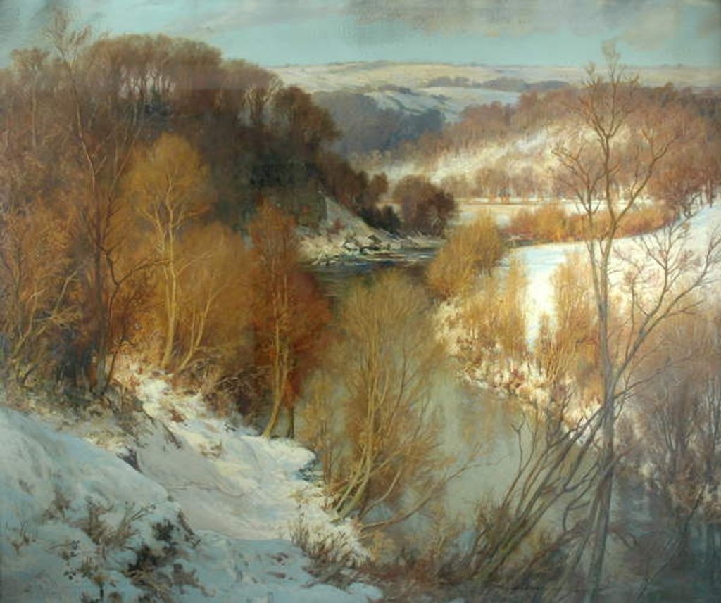 Detail of A Winter's Morning by Harry William Adams