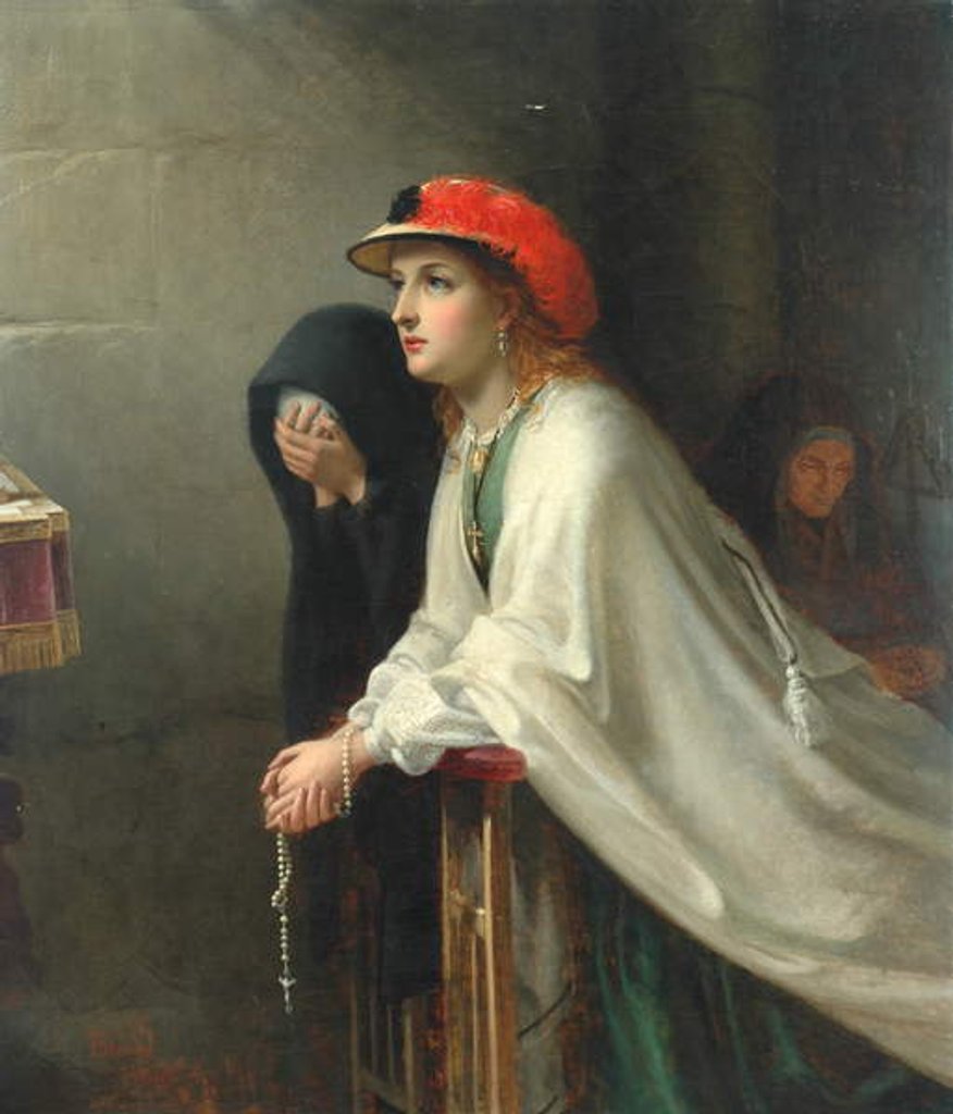 Detail of Prayer, 1862 by Thomas Brooks