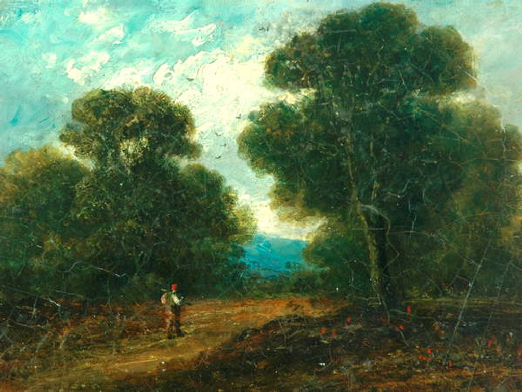 Detail of Landscape near Norwich by John (attr. to) Constable