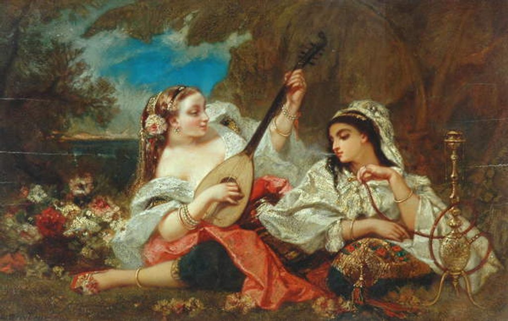 Detail of The Siesta by Louis Devedeux