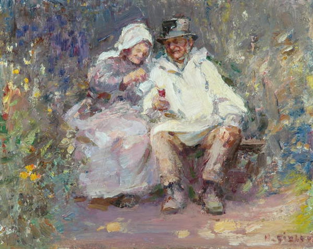 Detail of The Wedding Party by Harry Fidler