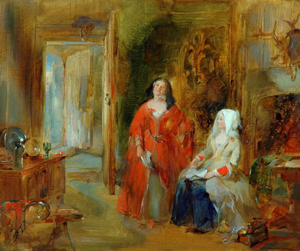 Detail of The Rivals by William Powell Frith