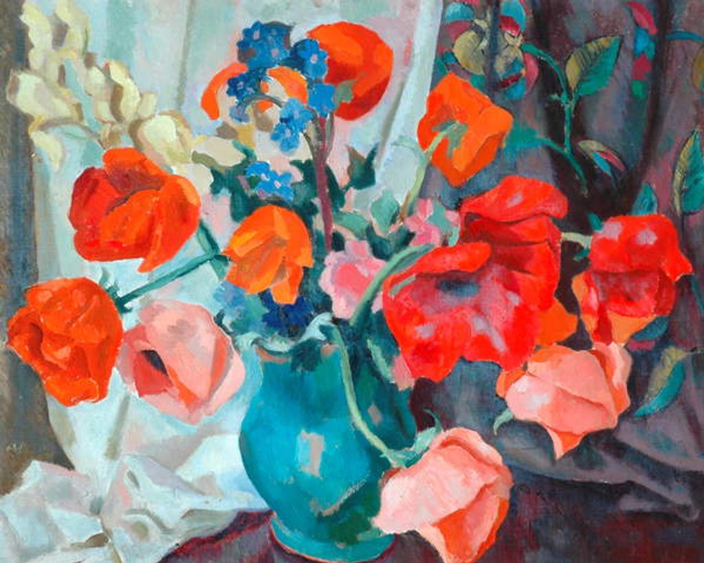 Detail of Poppies, 1917 by Roger Eliot Fry