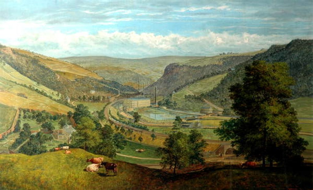 Detail of Todmorden Valley From Charlestown, 1860 by John Holland