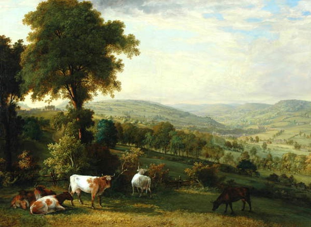 Detail of View of Shibden Valley by John Horner