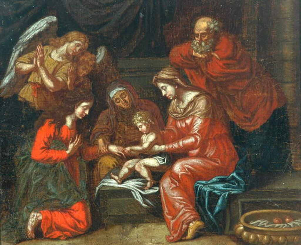 Detail of The Marriage Of St Catherine by School Italian