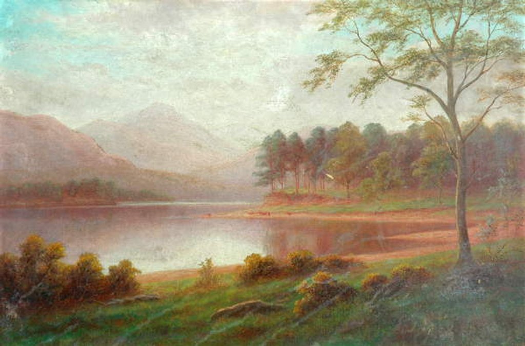Detail of Browmill Point, Derwentwater, Cumberland by William Mellor