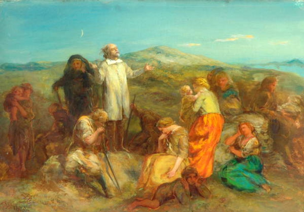 Detail of The Covenanters, 1856 by Paul Falconer Poole