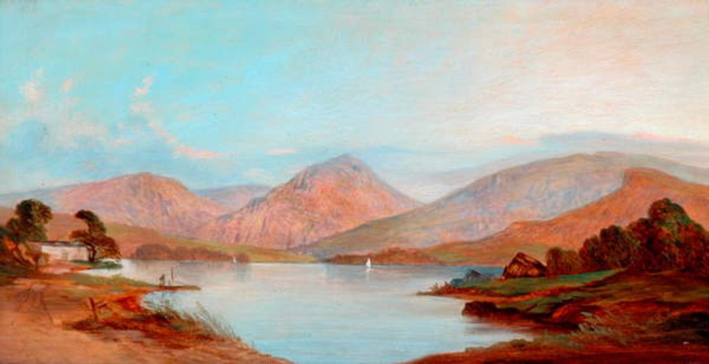 Detail of Derwentwater by James Baker Pyne