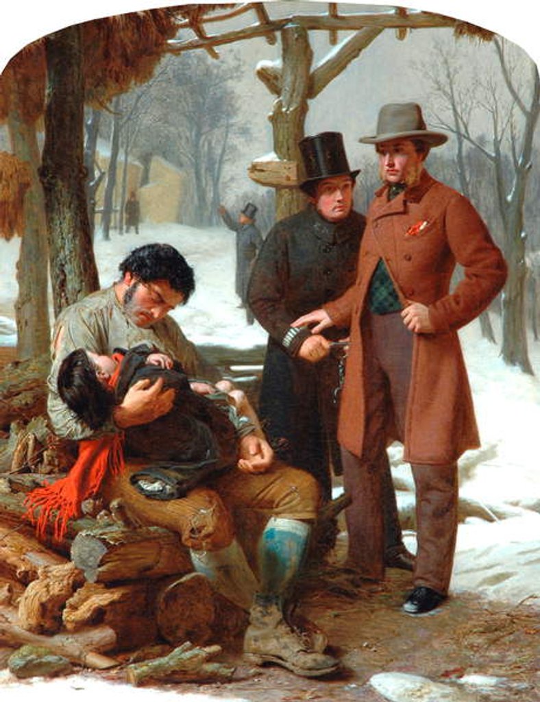 Detail of Silent Pleading, 1858 by Marcus Stone