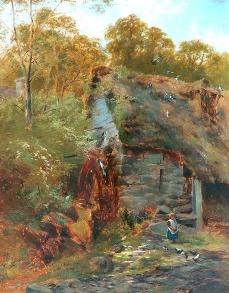 Detail of Chagford Mill, Devon by John Syer