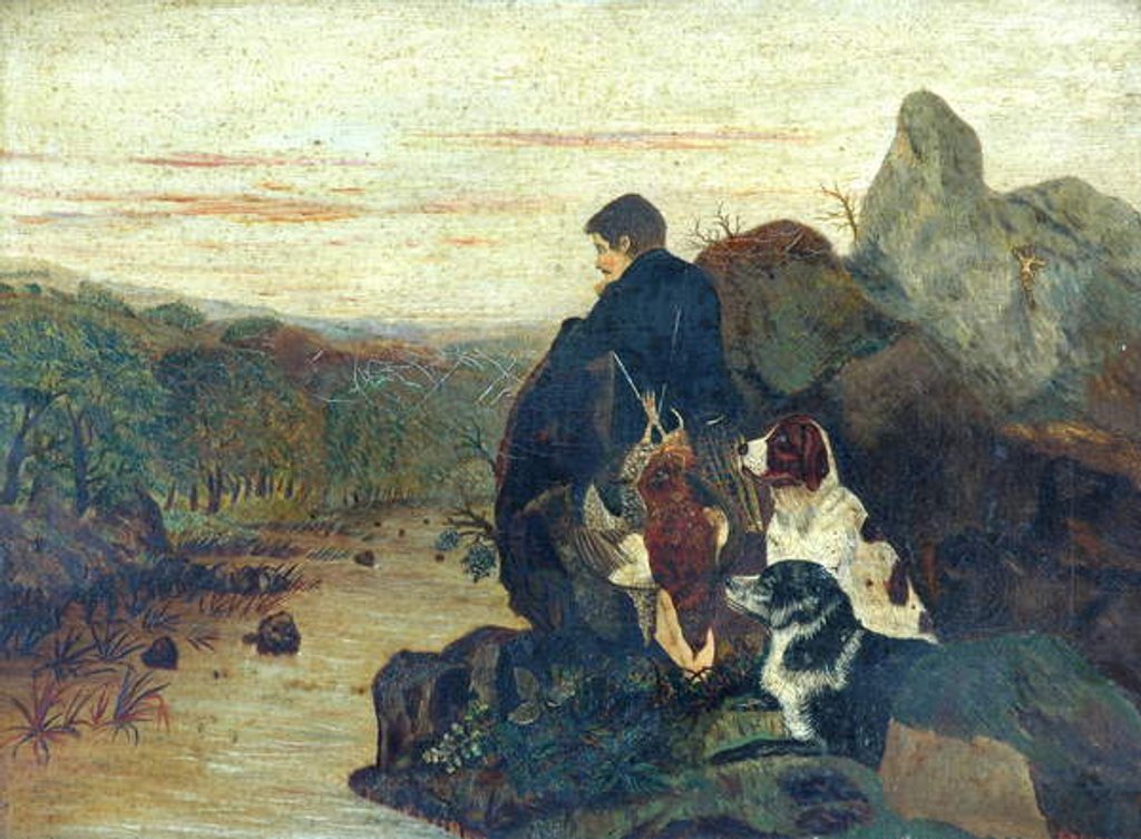 Detail of The Gamekeeper by Edouard Willmann